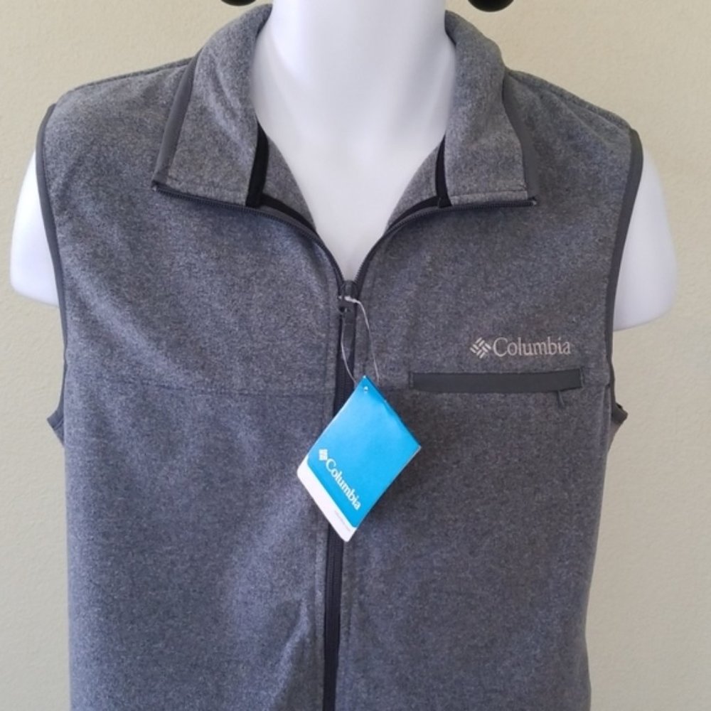 🆕️ Men's Columbia Vest (Graphite Heather) - Picture 2 of 9